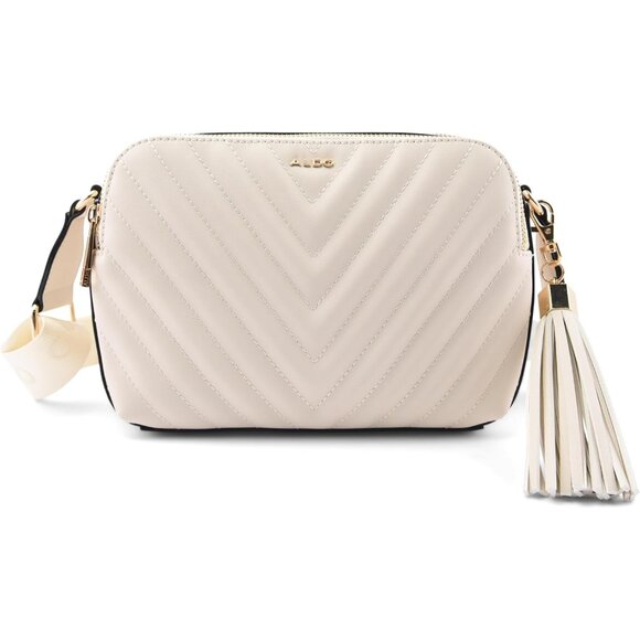 🆕 Women Cream Onilalin Crossbody Bag Two Additional Pockets Synthetic Material - Picture 1 of 3